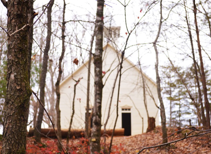 An old Methodist Church in Cades Cove, Tennessee. 