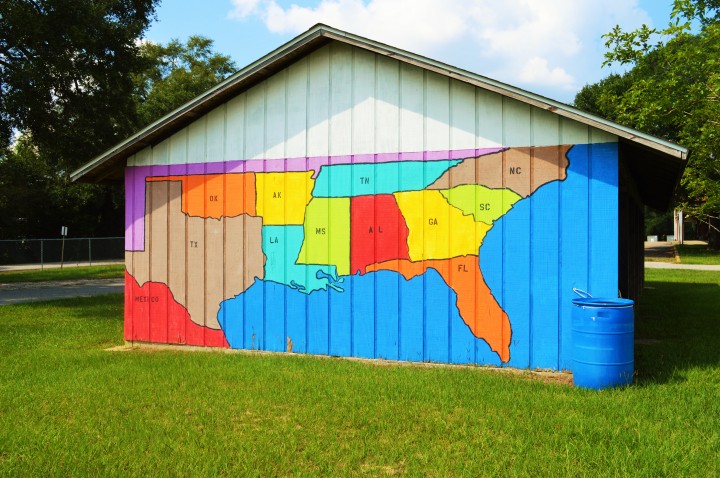 Southern mural.